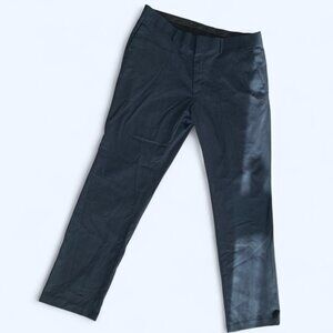 Kenneth Cole Men's Navy and Blue Trousers
